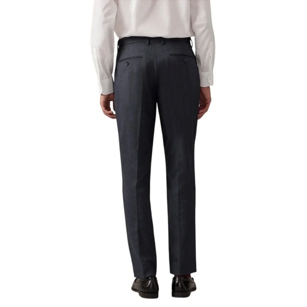 J. Crew Bowery Dress Pants Navy Blue Size 36x32 NWT $158 FLAW‎